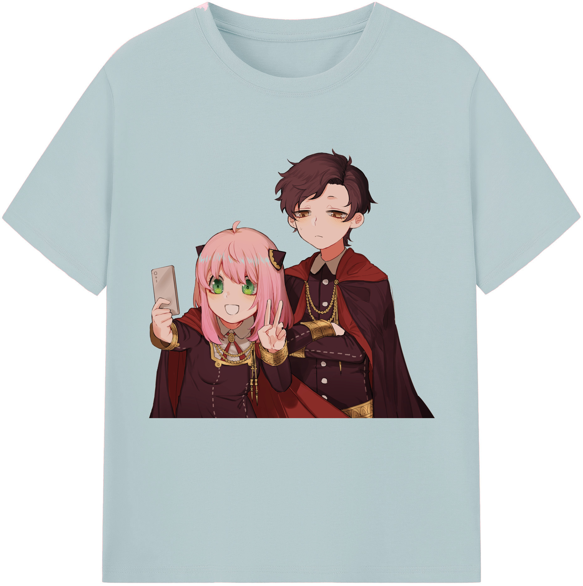 （画像用） SPY×FAMILY间谍家家酒 綿100％半袖Tシャツ（フロントプリント）